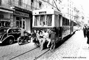 1554- Alger-Bab-el-Oued - Le Tramway